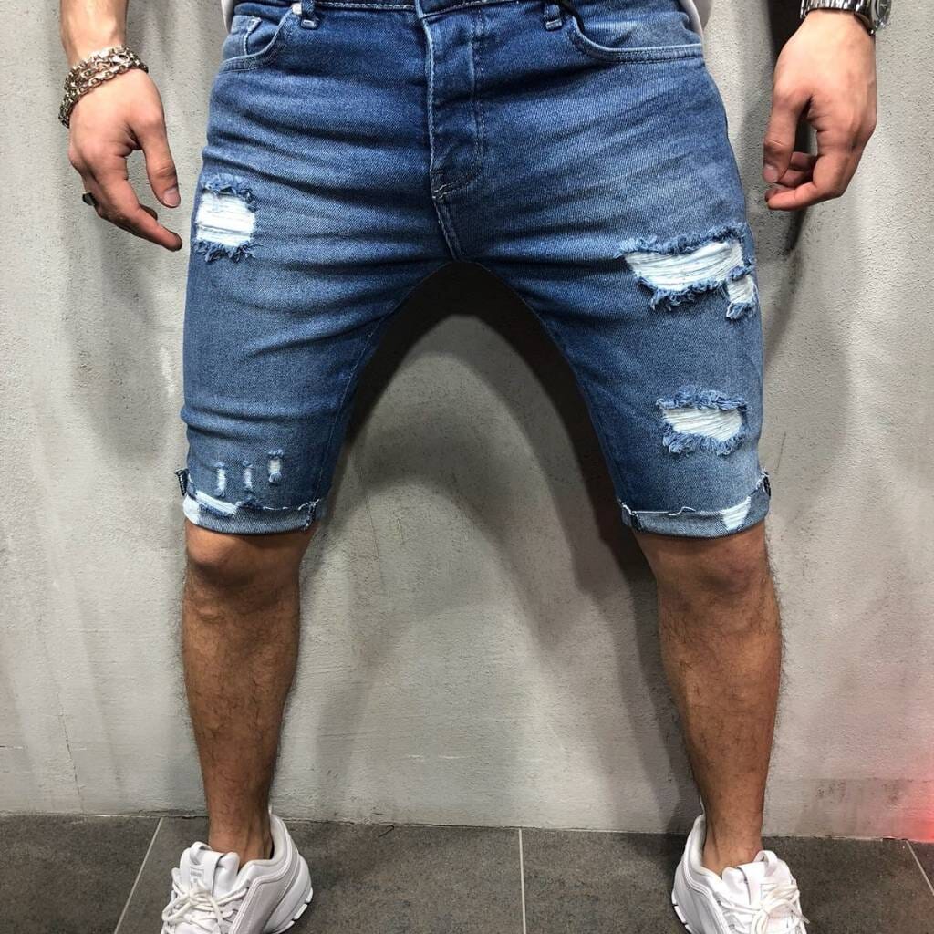 Bermuda Jeans Masculina Phelipo Romenzi RZ508 feita em jeans premium, design moderno e caimento impecável, unindo conforto, estilo e versatilidade.
