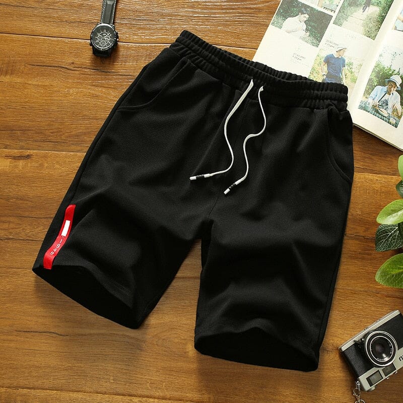 Bermuda Masculina Casual Essential Romenzi RZ518 feita em poliéster de alta qualidade, com cintura elástica, caimento moderno e estilo versátil casual.