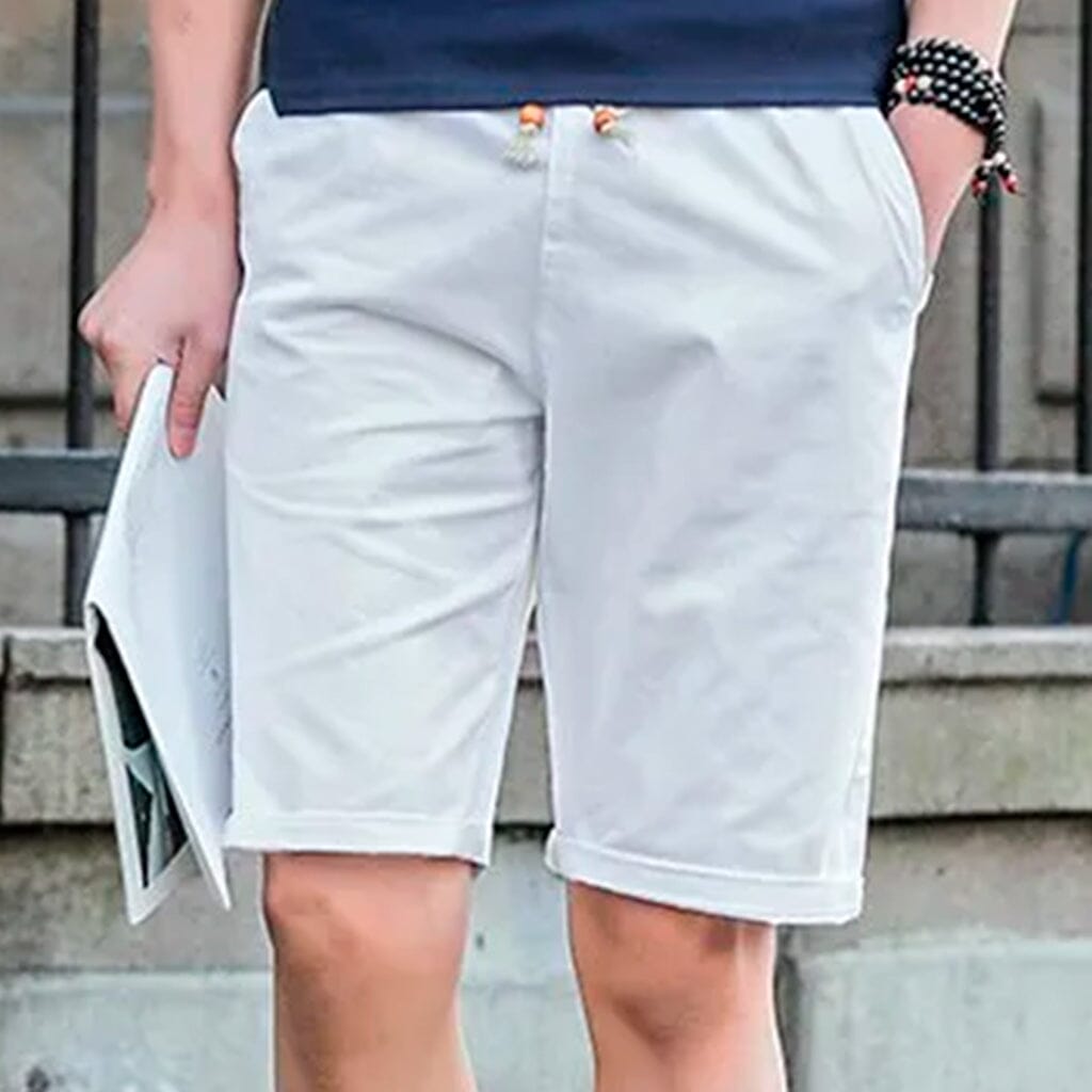 Bermuda Masculina Ralph Romenzi RZ520 feita em brim premium, com caimento moderno, resistência e design sofisticado que une conforto e estilo.