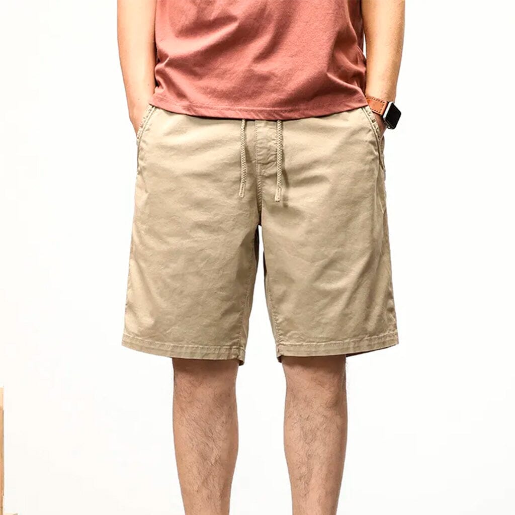 Bermuda Masculina Street Romenzi RZ514 feita em sarja premium, caimento ajustado e design moderno que une conforto, durabilidade e estilo versátil.