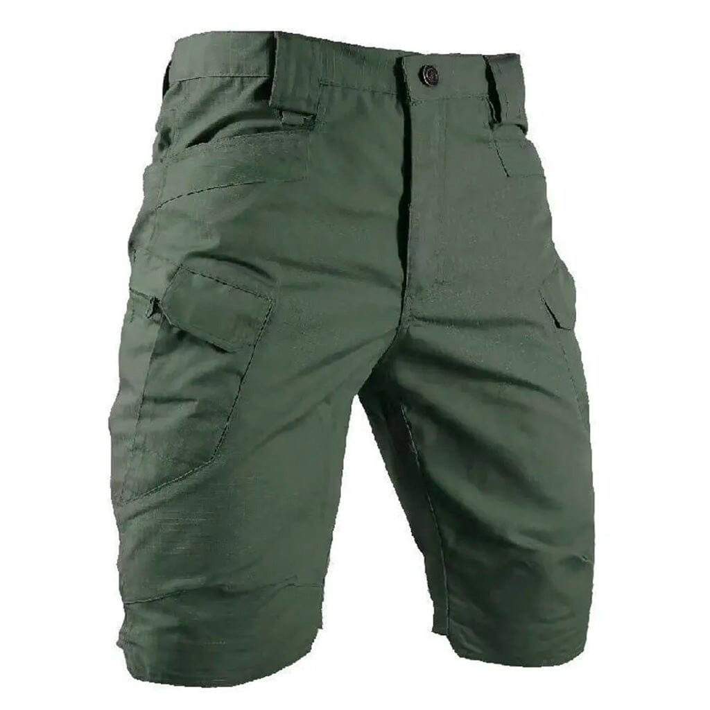 Bermuda Masculina Tática e Impermeável Romenzi RZ524 feita em brim premium, com caimento moderno, proteção contra água e design funcional com bolsos.