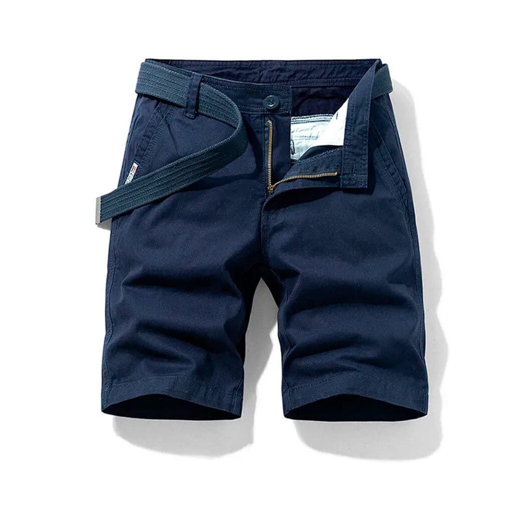 Bermuda Masculina Tradition Romenzi RZ525 feita em brim premium, com caimento ajustado, ventilação e design sofisticado que une conforto e estilo.