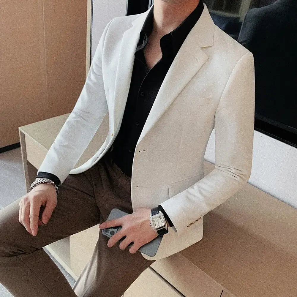Blazer Masculino Esporte Fino Romenzi RZ058 em cinza escuro, moderno e elegante para ocasiões formais e casuais.
