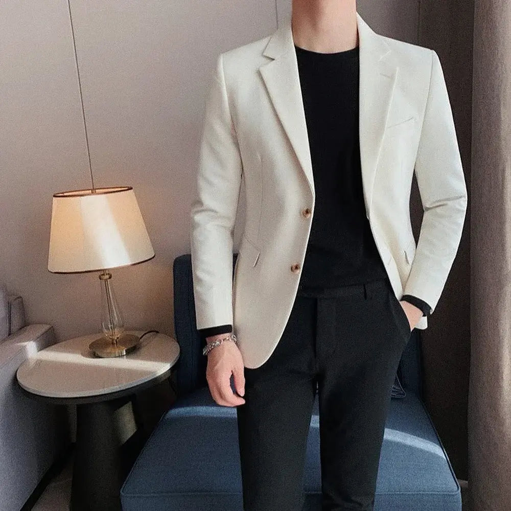 Blazer Masculino Esporte Fino Romenzi RZ058 em cinza escuro, moderno e elegante para ocasiões formais e casuais.
