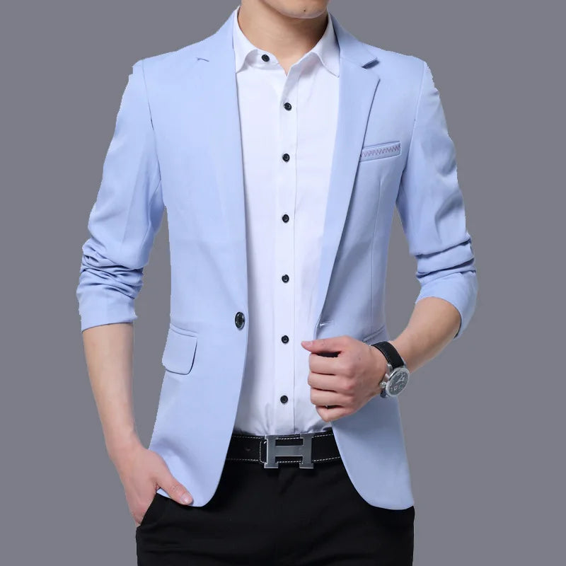 Blazer Masculino Romenzi Carlsen RZ054, feito com material de alfaiataria e costura impecável. Combina durabilidade e estilo para diversas ocasiões.