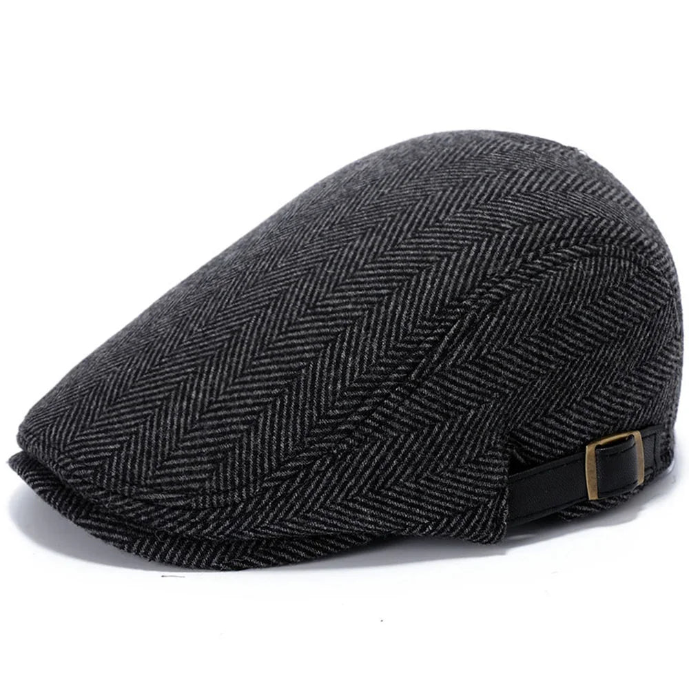 Boina Masculina Ajustável France Romenzi RZ267 com design clássico francês, confeccionada em materiais premium e ajuste interno ergonômico para máximo conforto.