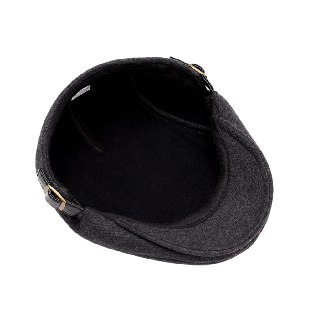 Boina Masculina Ajustável France Romenzi RZ267 com design clássico francês, confeccionada em materiais premium e ajuste interno ergonômico para máximo conforto.