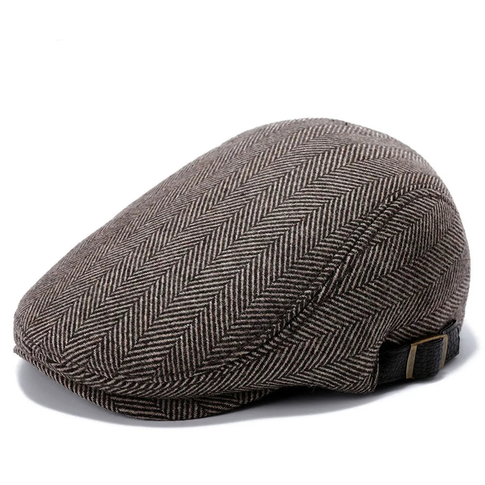Boina Masculina Ajustável France Romenzi RZ267 com design clássico francês, confeccionada em materiais premium e ajuste interno ergonômico para máximo conforto.