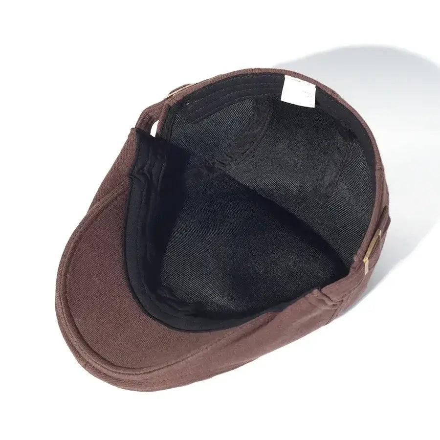 Boina Masculina Italiana em Algodão Romenzi RZ265 com design clássico, conforto ergonômico e acabamento elegante.