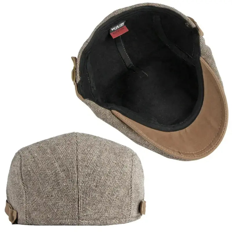 Boina Masculina Italy Fall Romenzi RZ264, confeccionada em lã premium, com design clássico italiano e conforto ergonômico.