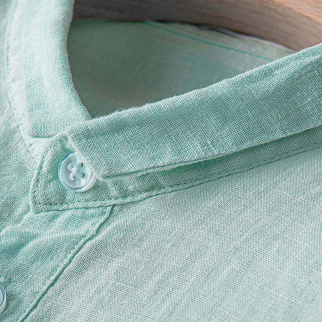 Camisa de Linho Romenzi Abravanel RZ568 confeccionada em linho de alta qualidade, com caimento impecável e design clássico que une estilo e sofisticação.