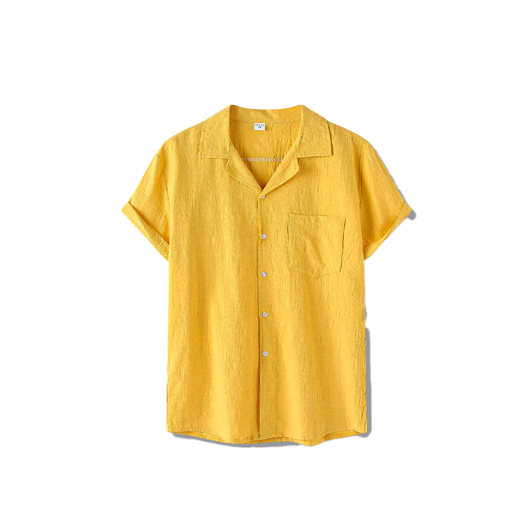 Camisa de Linho Romenzi Portofino RZ569 feita em linho premium, com caimento impecável e design elegante que combina frescor, conforto e estilo casual.