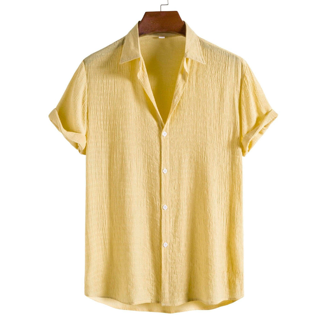 Camisa Manga Curta Básica Romenzi Modern RZ571 feita em tecido de alta qualidade, com design clean e caimento impecável que une conforto e sofisticação.