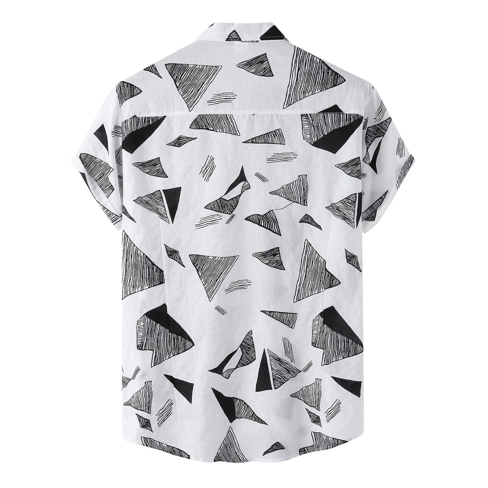 Camisa Manga Curta Romenzi Siena RZ593 feita em tecido leve e fresco, com design sofisticado e versátil para ocasiões casuais e momentos elegantes.