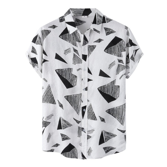 Camisa Manga Curta Romenzi Siena RZ593 feita em tecido leve e fresco, com design sofisticado e versátil para ocasiões casuais e momentos elegantes.
