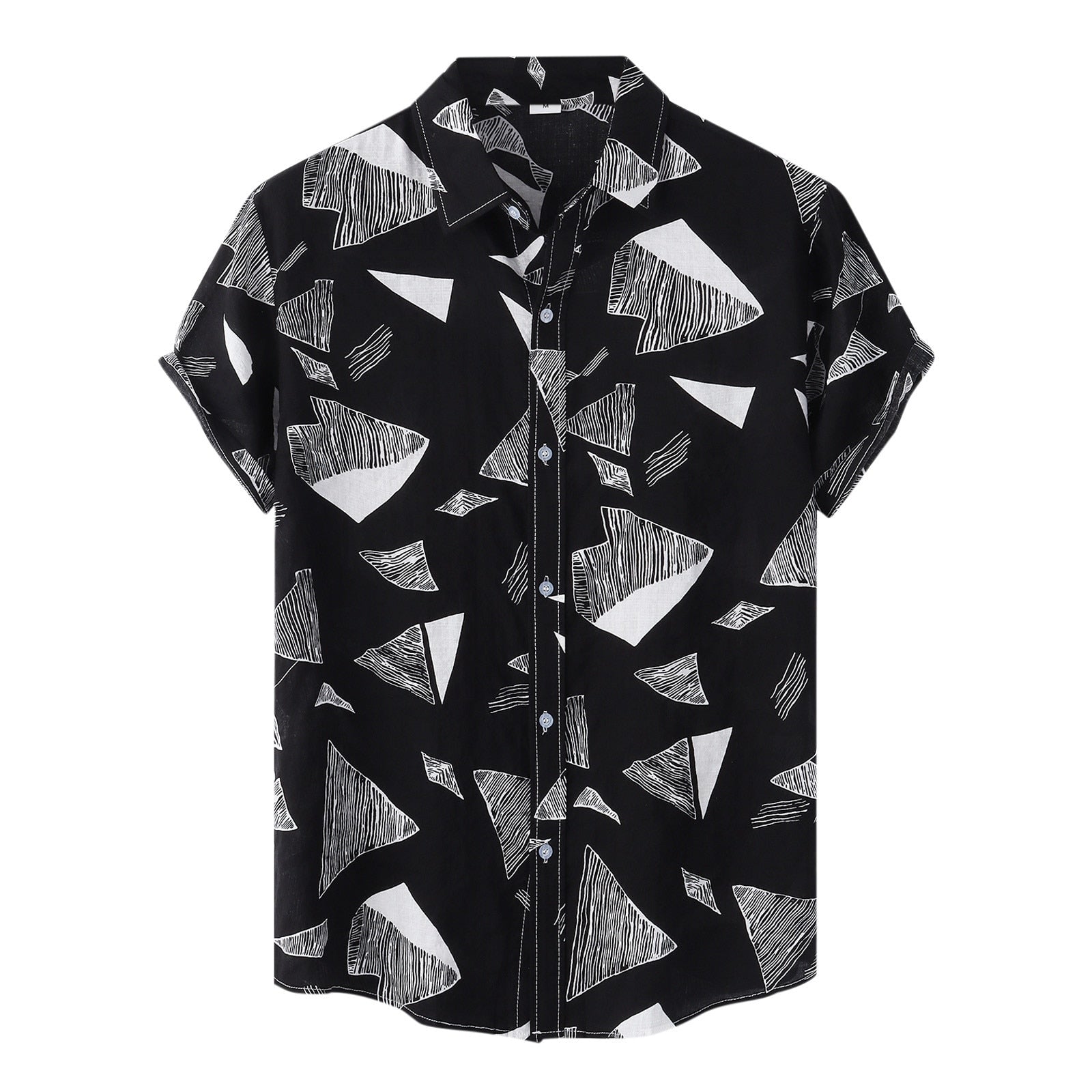 Camisa Manga Curta Romenzi Siena RZ593 feita em tecido leve e fresco, com design sofisticado e versátil para ocasiões casuais e momentos elegantes.