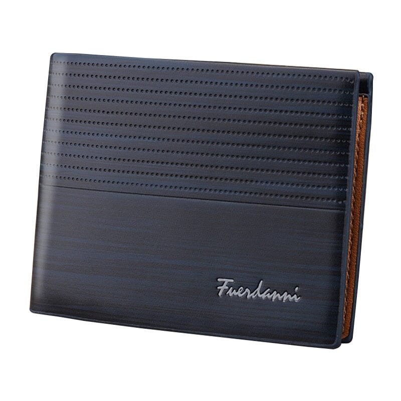 Carteira Masculina de Couro Denner Romenzi RZ485 feita em PU, elegante e funcional, ideal para cartões, documentos, CNH e dinheiro no dia a dia.