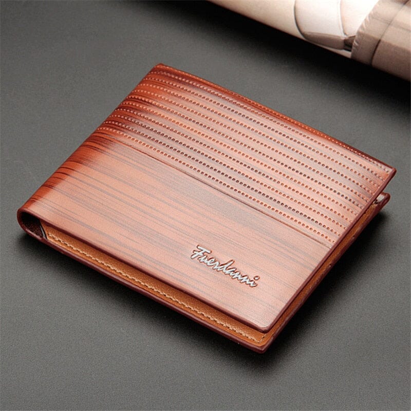 Carteira Masculina de Couro Denner Romenzi RZ485 feita em PU, elegante e funcional, ideal para cartões, documentos, CNH e dinheiro no dia a dia.