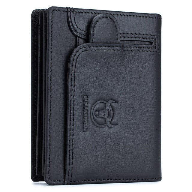 Carteira Masculina Kalel Romenzi RZ477 em couro PU, design compacto, organização inteligente e toque sofisticado para uso diário com elegância.