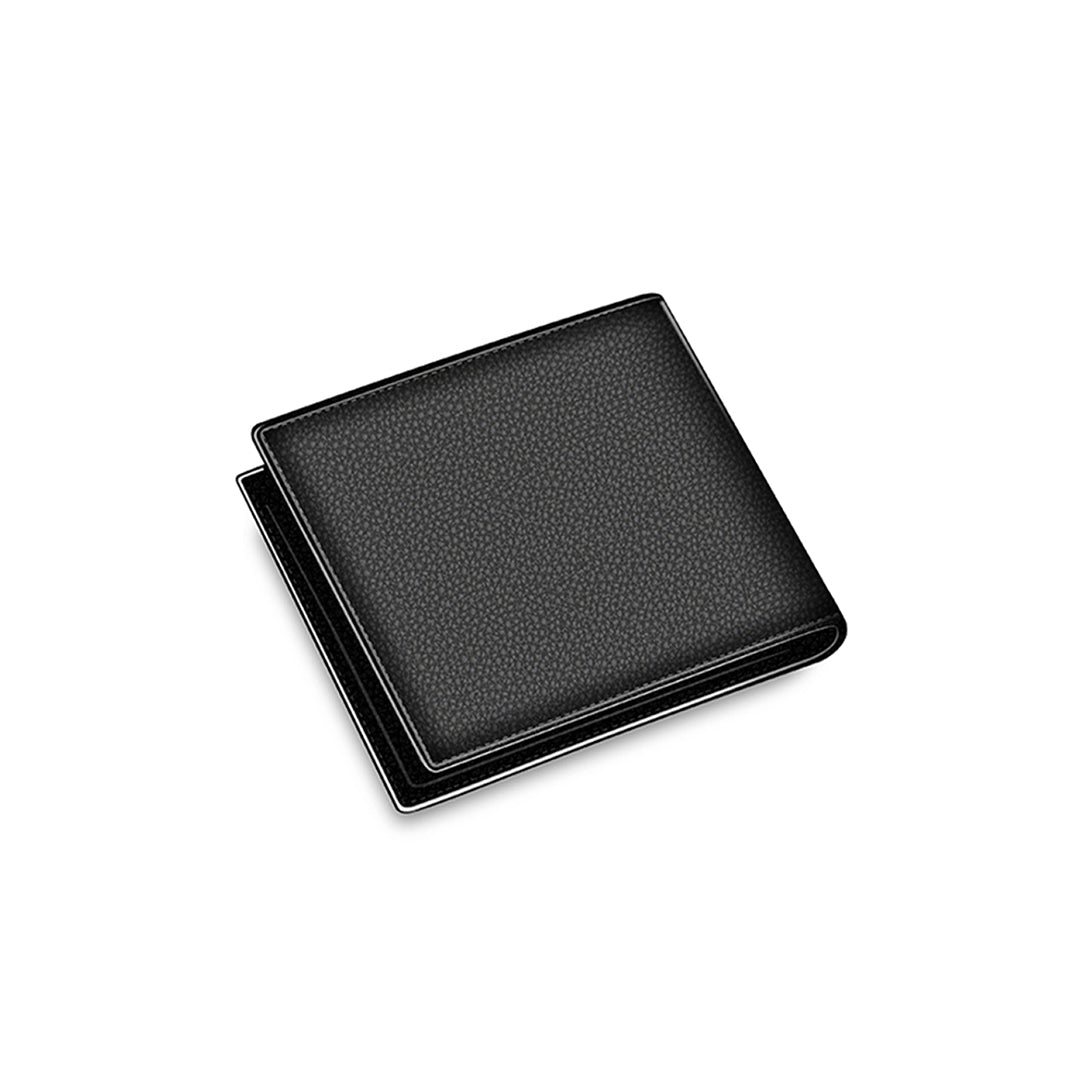 Carteira Masculina de Couro Romenzi RZ487 com acabamento premium, RFID, couro legítimo e compartimentos para cartões, CNH e documentos.