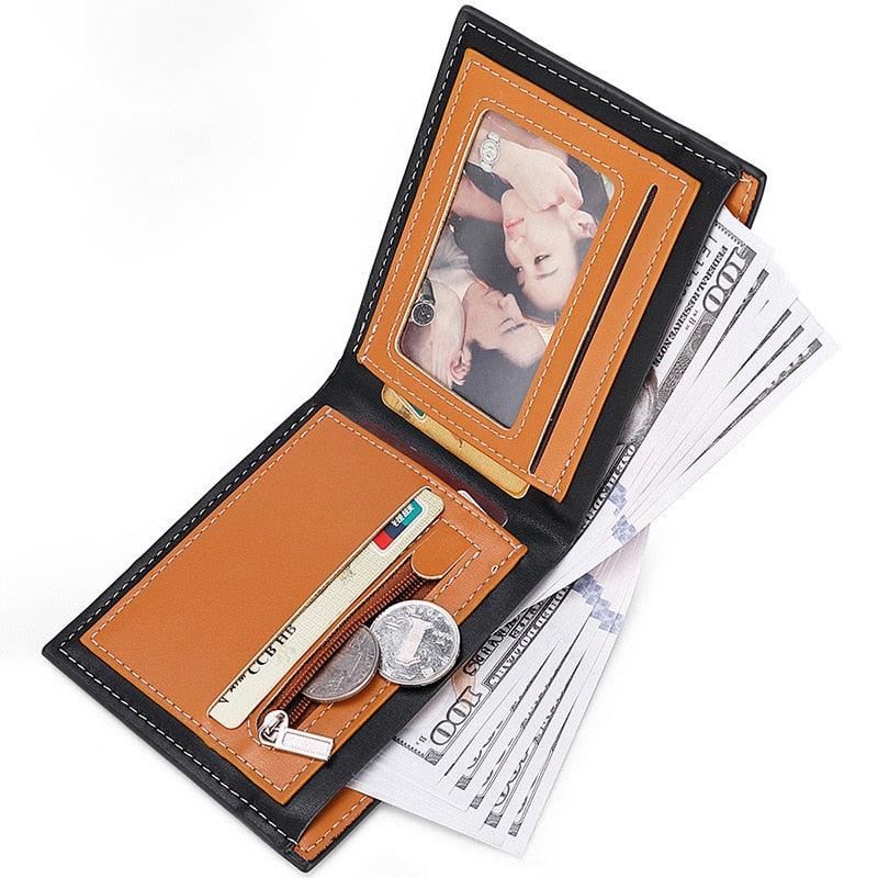 Carteira Masculina Romenzi New Carbon RZ492 com couro legítimo, tecnologia RFID e compartimentos funcionais para cartões, CNH e documentos pessoais.