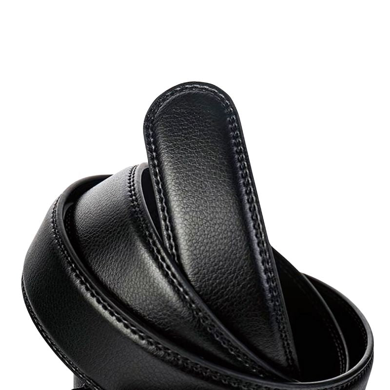Cinto Masculino de Couro Romenzi Jaguar RZ474 em couro legítimo e acabamento sofisticado. Complementa visuais sociais com elegância e presença.
