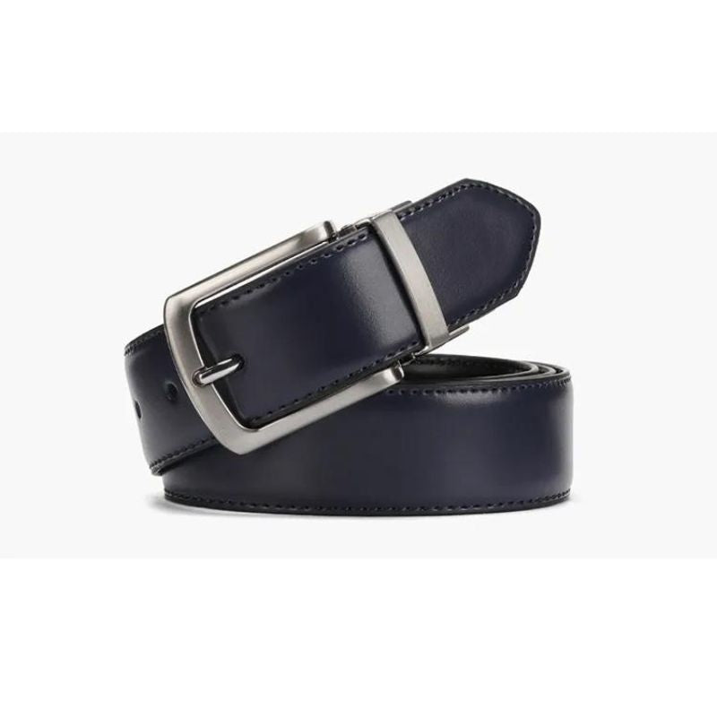 Cinto Social Masculino Couro Romenzi Noir RZ463 com acabamento premium e estilo clássico para looks sofisticados e duradouros.