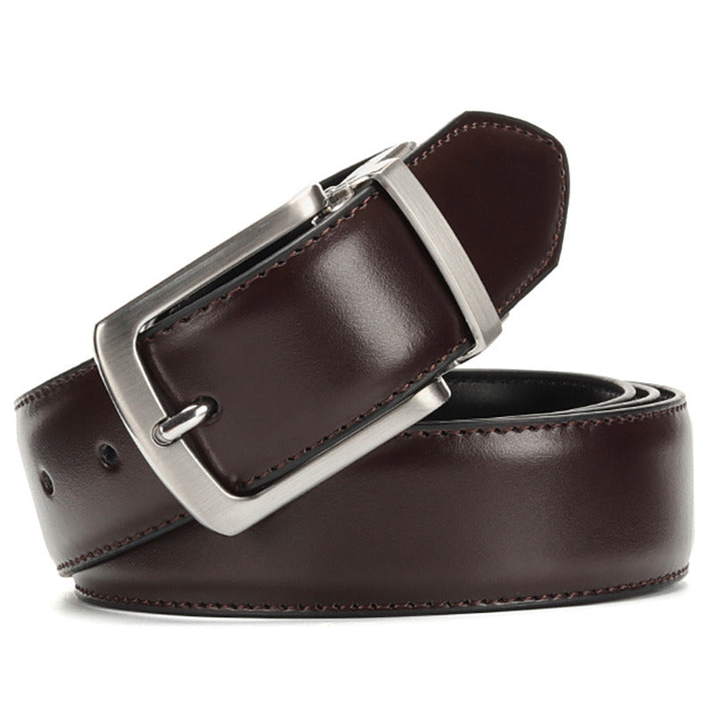 Cinto Social Masculino Couro Romenzi Noir RZ463 com acabamento premium e estilo clássico para looks sofisticados e duradouros.