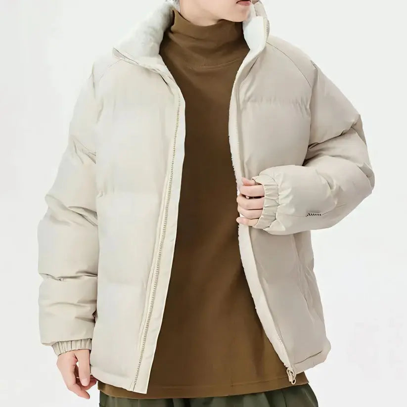 Jaqueta Bobojaco Masculina Romenzi Alpha RZ241 com design sofisticado, ajuste impecável e parte interna em lã. Ideal para conforto e estilo no inverno.