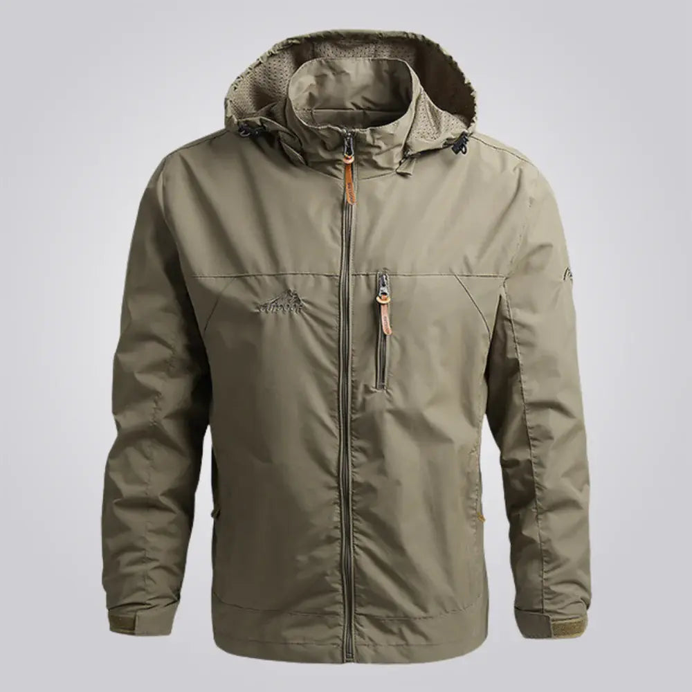 Jaqueta Corta Vento Impermeável Romenzi RZ040, tecido resistente, design ergonômico e proteção contra vento e chuva. Ideal para aventuras ao ar livre.