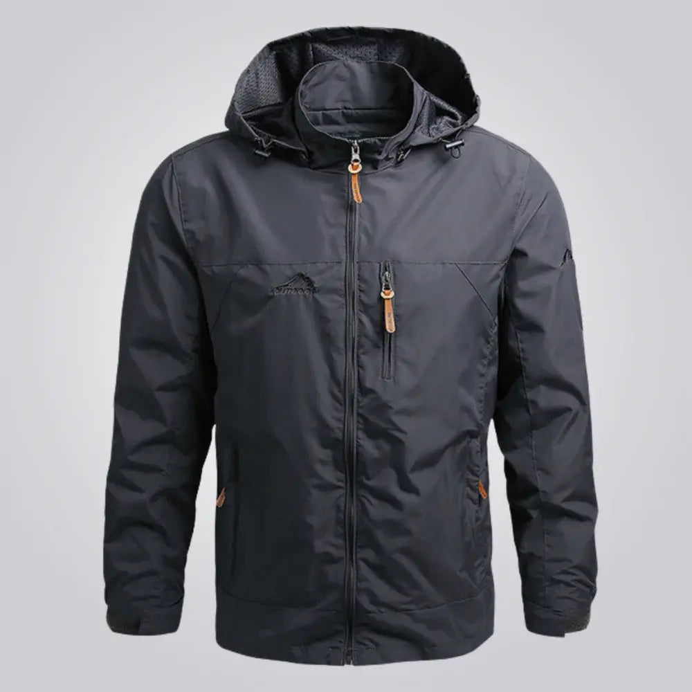 Jaqueta Corta Vento Impermeável Romenzi RZ040, tecido resistente, design ergonômico e proteção contra vento e chuva. Ideal para aventuras ao ar livre.