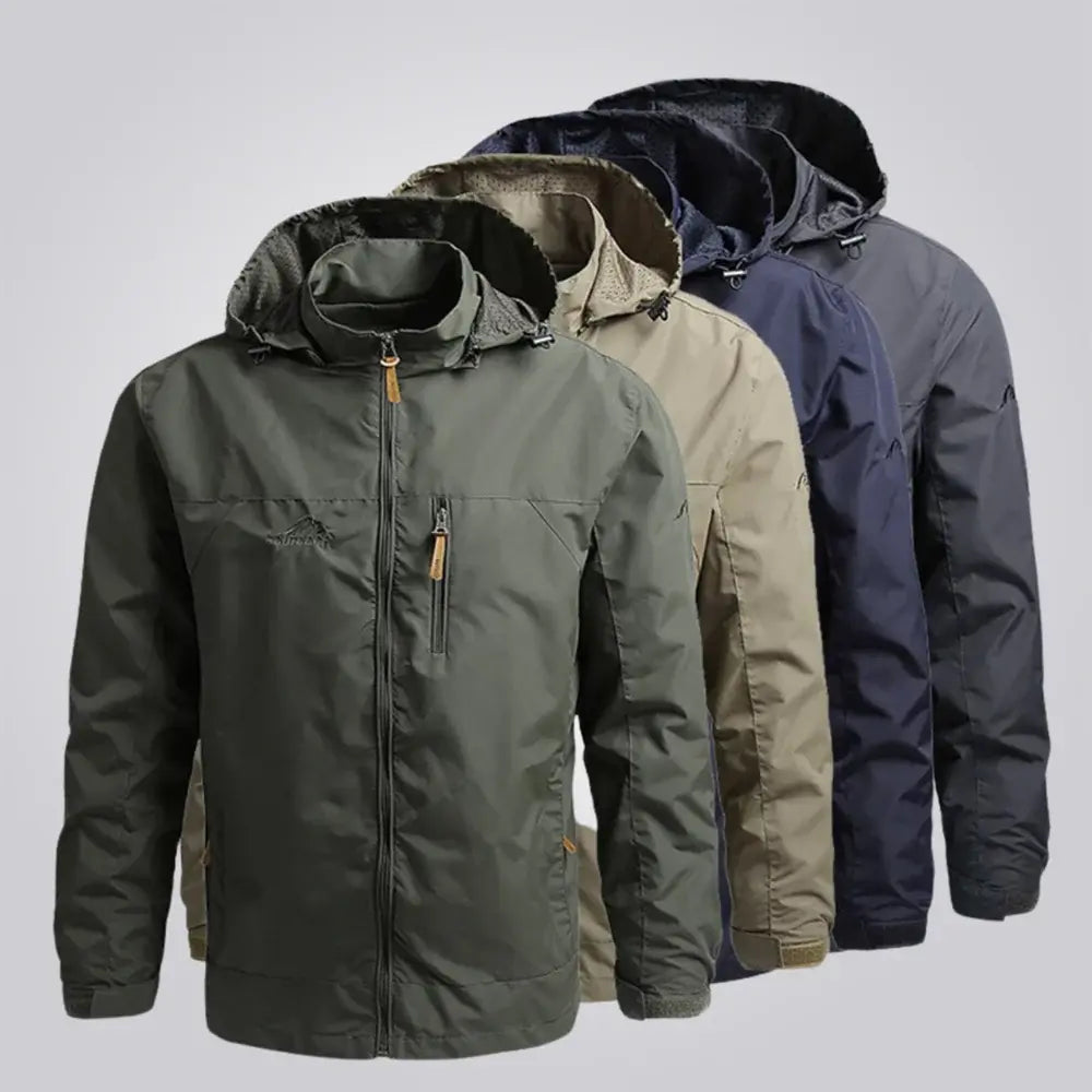 Jaqueta Corta Vento Impermeável Romenzi RZ040, tecido resistente, design ergonômico e proteção contra vento e chuva. Ideal para aventuras ao ar livre.