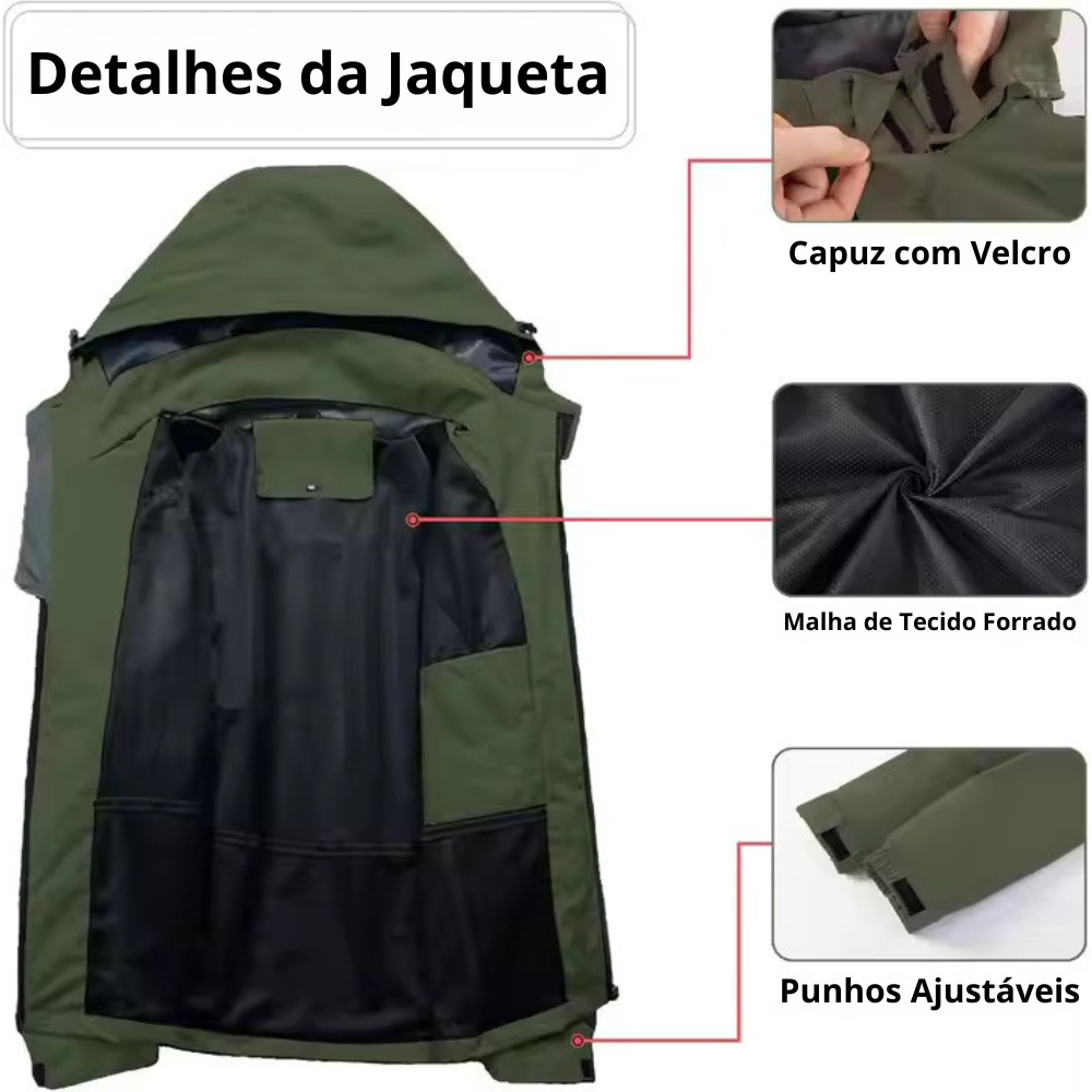Jaqueta Corta Vento Masculina Romenzi Pulse RZ231 em cinza claro, design moderno e proteção contra chuva e vento.