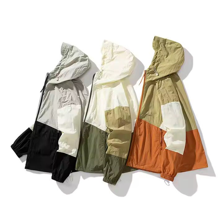 Jaqueta Corta Vento Masculina Romenzi RZ237, design funcional, proteção contra chuva e vento para atividades ao ar livre.