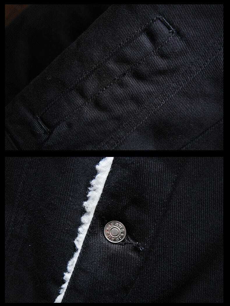 Jaqueta Jeans Masculina Forrada em Lã Romenzi RZ162 com forro em lã, estilo elegante e conforto para o inverno.