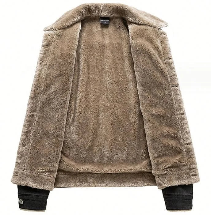 Jaqueta Jeans Masculina Forrada Romenzi RZ233, design refinado, interior forrado, conforto e estilo para homens modernos.
