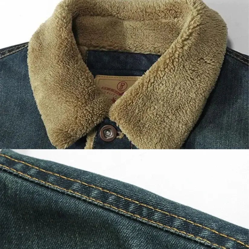 Jaqueta Jeans Masculina Romenzi Legend RZ234, design acolchoado, conforto e estilo para homens modernos.