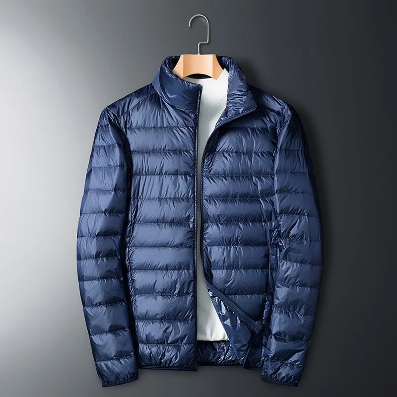 Jaqueta Masculina Bobojaco Puffed Romenzi RZ196, confortável, resistente, e ideal para os dias frios e ocasiões elegantes.