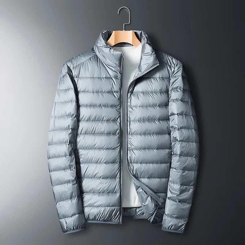 Jaqueta Masculina Bobojaco Puffed Romenzi RZ196, confortável, resistente, e ideal para os dias frios e ocasiões elegantes.