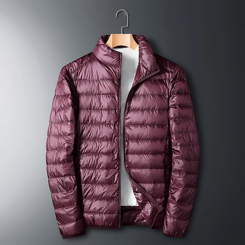 Jaqueta Masculina Bobojaco Puffed Romenzi RZ196, confortável, resistente, e ideal para os dias frios e ocasiões elegantes.