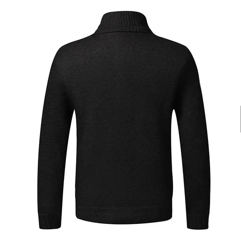 Jaqueta Masculina Casual Crochet Romenzi RZ219 com forro acolchoado, zíper durável e ajuste confortável, ideal para aquecimento e estilo em dias frios.