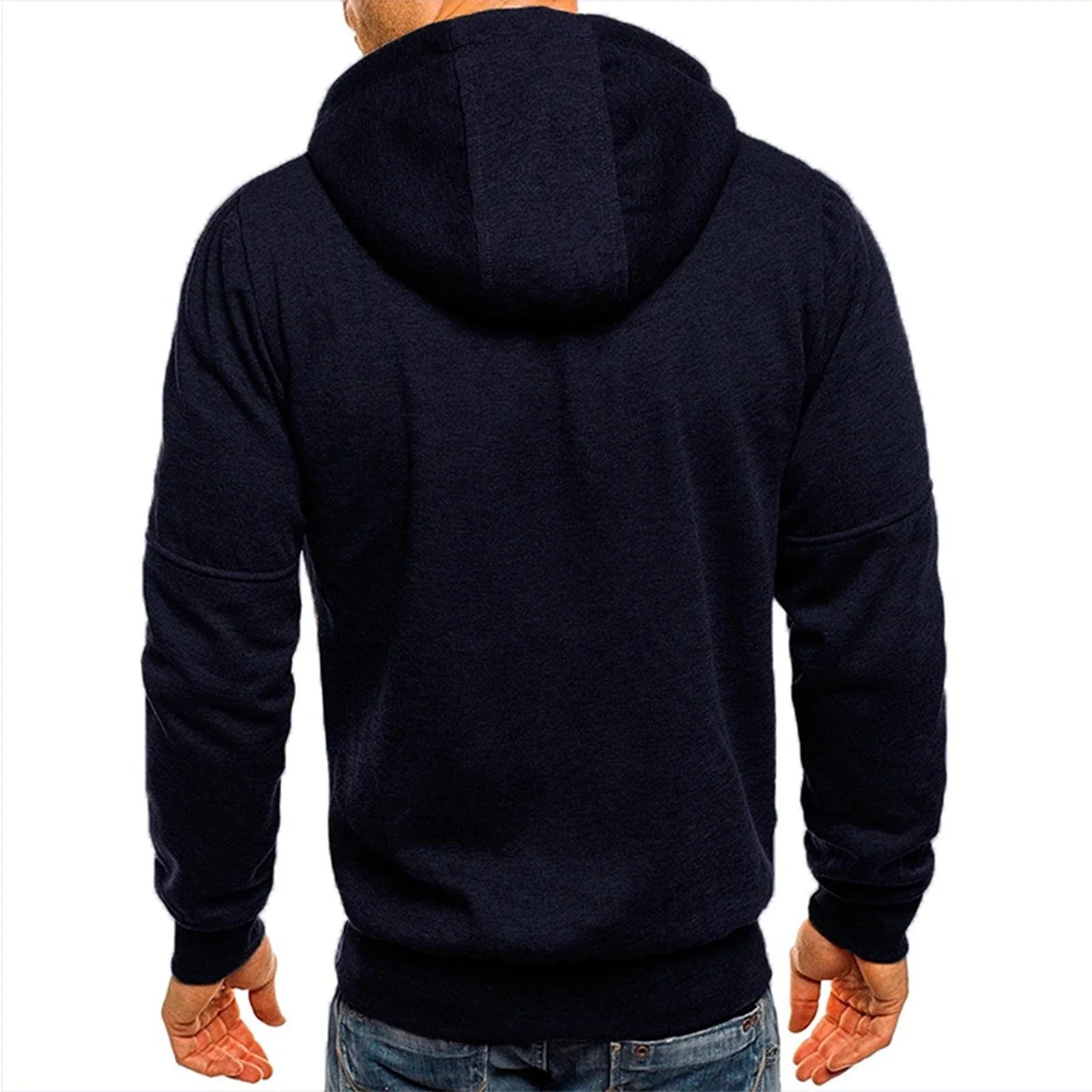 Jaqueta Masculina Casual Moderna Romenzi RZ193 em tecido resistente e design moderno, perfeita para dias frios.