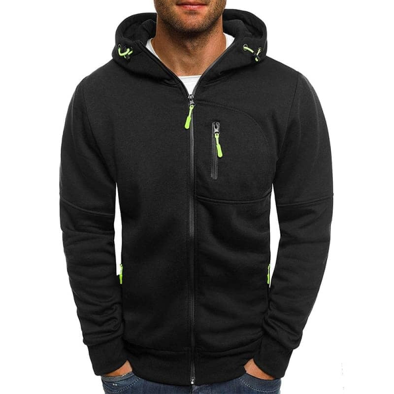 Jaqueta Masculina Casual Moderna Romenzi RZ193 em tecido resistente e design moderno, perfeita para dias frios.