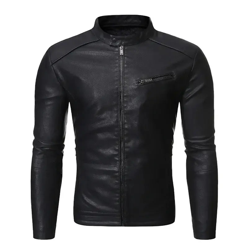 Jaqueta Masculina de Couro Romenzi RZ120 com design contemporâneo, conforto e durabilidade