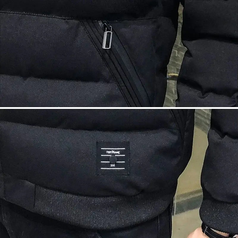 Jaqueta Masculina Fashion Romenzi RZ141 com design moderno, material premium resistente e tecido aquecido para conforto e estilo.