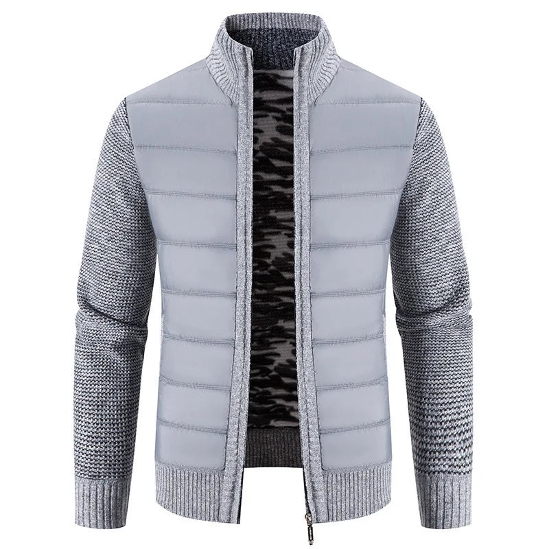 Jaqueta Masculina Forrada de Lã Romenzi RZ186 com isolamento térmico, design resistente e estilo sofisticado.