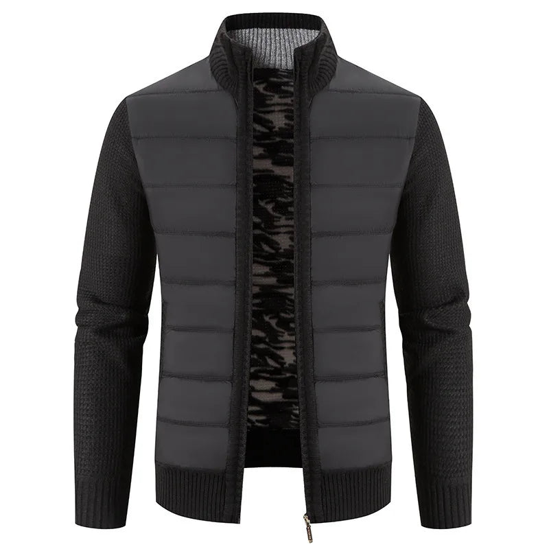Jaqueta Masculina Forrada de Lã Romenzi RZ186 com isolamento térmico, design resistente e estilo sofisticado.
