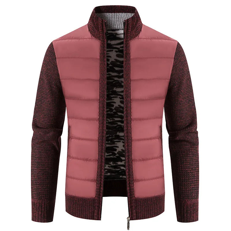 Jaqueta Masculina Forrada de Lã Romenzi RZ186 com isolamento térmico, design resistente e estilo sofisticado.