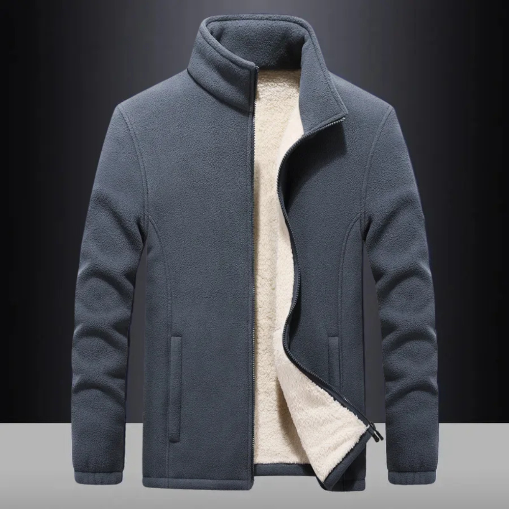 Jaqueta Masculina Forrada Freezing Romenzi RZ218 com forro acolchoado, ajuste confortável e zíper durável, ideal para aquecimento e estilo em dias frios.