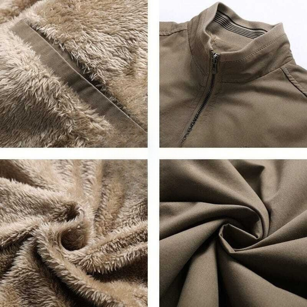 Jaqueta Masculina Forrada JP Romenzi RZ215 com design sofisticado, forro confortável e resistência, perfeita para destacar autenticidade e praticidade.